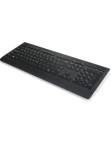 Lenovo | Professional | Professional Wireless Keyboard - US English with Euro symbol | Standard | Wireless | US | Black | Englis