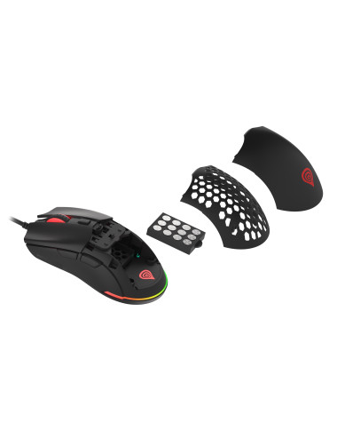 Genesis | Ultralight Gaming Mouse | Krypton 750 | Wired | Optical | Gaming Mouse | USB 2.0 | Black | Yes