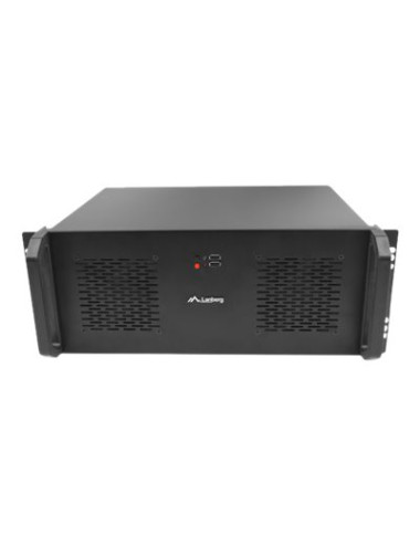 Lanberg Rackmount server chassis lanberg ATX 350/10 19"/4U | Black