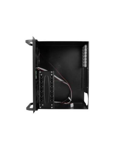 Lanberg Rackmount server chassis lanberg ATX 350/10 19"/4U | Black