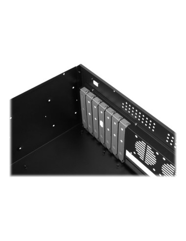 Lanberg Rackmount server chassis lanberg ATX 350/10 19"/4U | Black