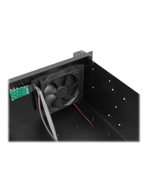 Lanberg Rackmount server chassis lanberg ATX 350/10 19"/4U | Black