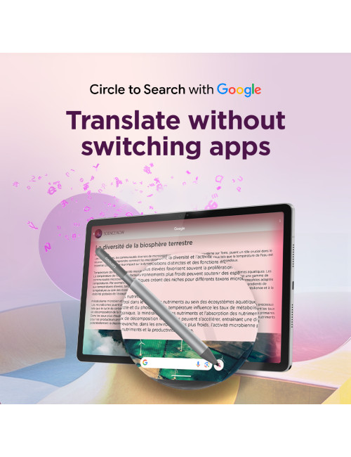 Lenovo Idea Tab 11 2.5K Mediatek Dimensity 6300/8GB/128GB/Android 15/Grey/2Y Warranty | Lenovo Tab (without power adapter) | Ide