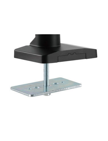 Digitus Desk Mount | Universal Single Monitor Mount with Gas Spring and Clamp Mount | Adjustable Height, Rotate, Tilt, Swivel | 