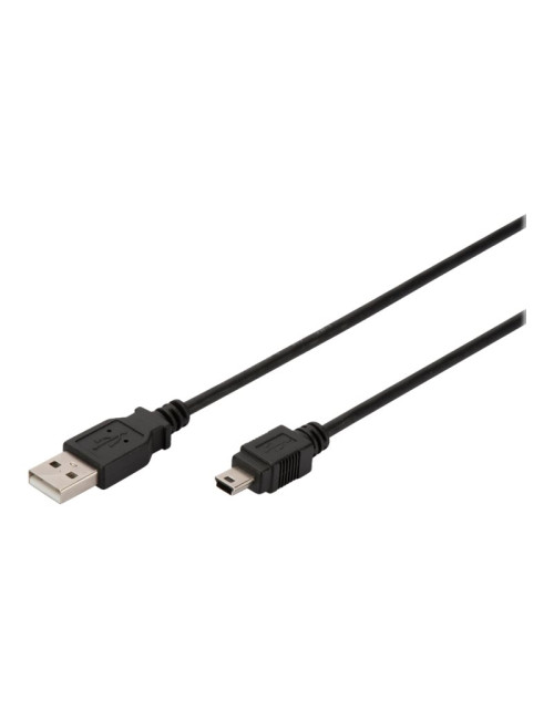 Digitus Connection Cable, 1.8 m | AK-300108-018-S | USB Type A to USB Mini B