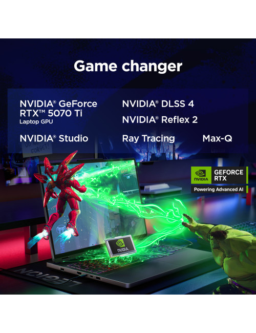 Lenovo Legion Pro 5 16IAX10 | Eclipse Black | 16 " | OLED | WQXGA | 2560 x 1600 pixels | Glossy | Intel Core Ultra 7 | 255HX | 3