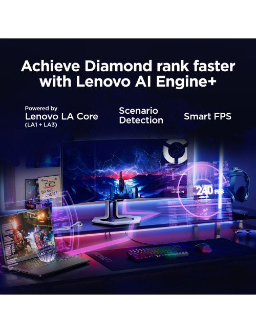 Lenovo Legion Pro 5 16IAX10 | Eclipse Black | 16 " | OLED | WQXGA | 2560 x 1600 pixels | Glossy | Intel Core Ultra 7 | 255HX | 3