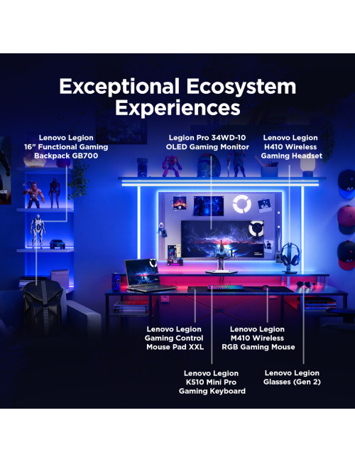 Lenovo Legion Pro 5 16IAX10 | Eclipse Black | 16 " | OLED | WQXGA | 2560 x 1600 pixels | Glossy | Intel Core Ultra 7 | 255HX | 3