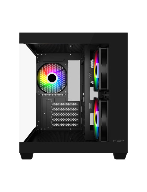 Fortron Case | S140-BA | Black | Mini-ITX, uATX(M-ATX) | Power supply included No