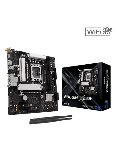 Mainboard|ASROCK|Intel B660|LGA1851|Micro-ATX|Memory DDR5|Memory slots 2|B860M-X_WIFI
