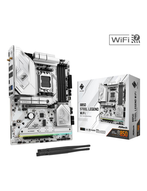 Mainboard|ASROCK|AMD B850|SAM5|ATX|Memory DDR5|Memory slots 4|1xPCI-Express 4.0 16x|1xPCI-Express 5.0 16x|1xM.2|1xHDMI|1xAudio-I