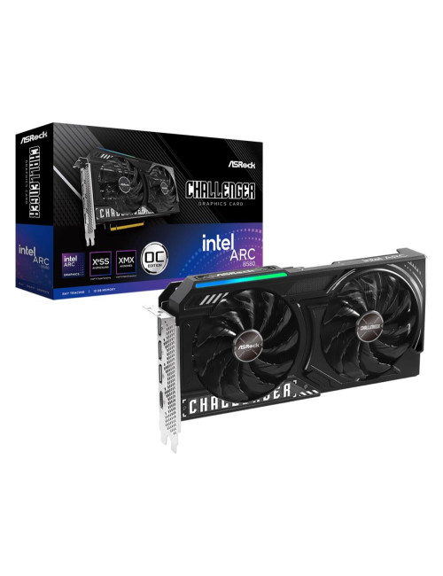 Graphics Card|ASROCK|Intel Arc A580|12 GB|GDDR6|192 bit|PCIE 4.0 8x|GPU 2740 MHz|Dual Slot Fansink|1xHDMI|3xDisplayPort|B580CL12