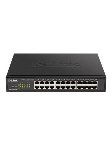 D-Link | Smart Switch | DGS-1100-24PV2 | Managed | Rack Mountable | Power over Ethernet (PoE) ports quantity 12 | Power supply t