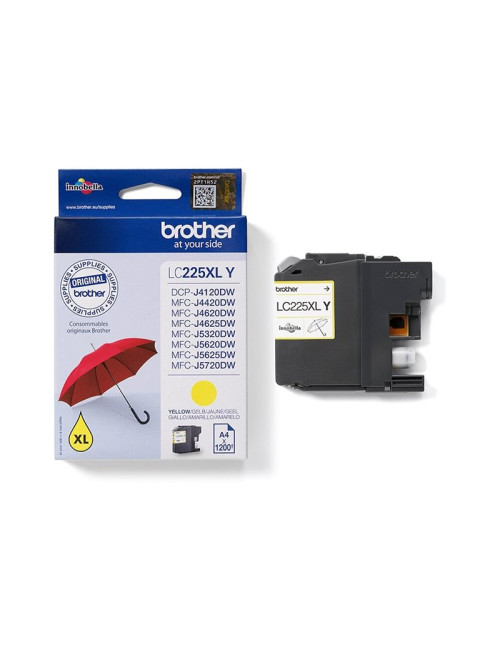 Brother LC225XLY | Ink Cartridge | Yellow