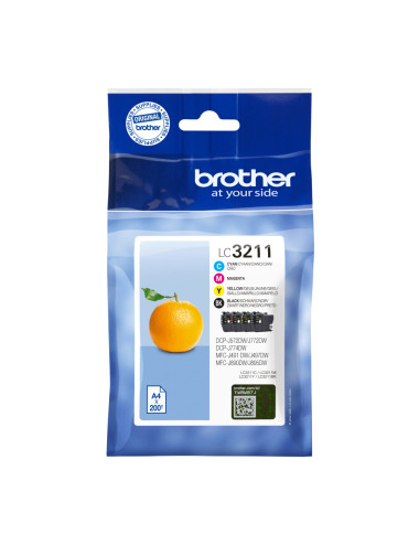 Brother LC3211VAL Cartridge Value Pack BK/C/M/Y | Brother