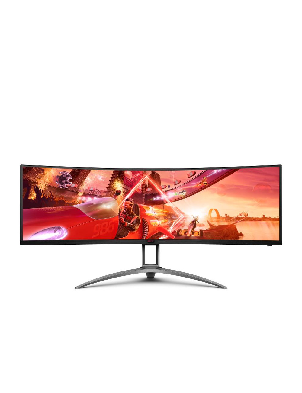 LCD Monitor|AOC|AG493UCX2|48.8"|Gaming/Curved|Panel VA|5120x1440|32:9|165Hz|Matte|4 ms|Speakers|Swivel|Height adjustable|Tilt|Co