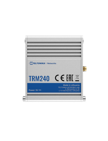 LTE Modem | TRM240 | No Wi-Fi | Mesh Support No | MU-MiMO No | 2G/3G | Antenna type 1xSMA for LTE | 1 x microUSB