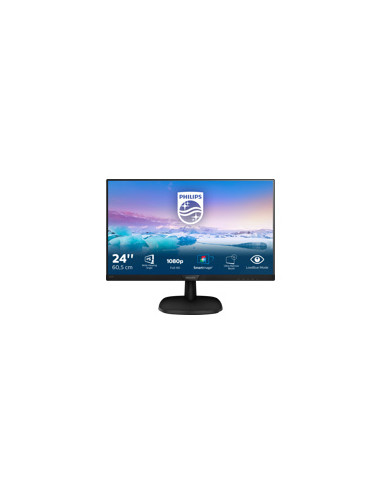 PHILIPS 243V7QJABF 23.8inch SMB Black