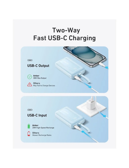 Anker Power Bank | A1689H21 | 20000 mAh | White