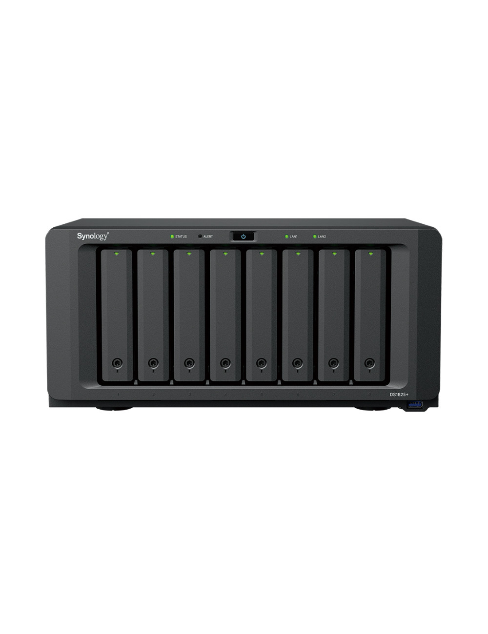 Synology DiskStation | DS1825+ | AMD Ryzen | V1500B | 8 GB | DDR4 | Black