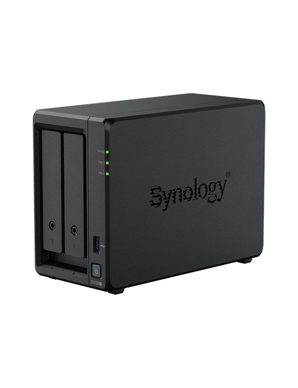 Synology DiskStation | DS725+ | AMD Ryzen | R1600 | 4 GB | DDR4 | Black