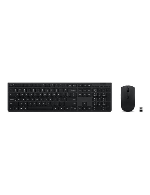 Lenovo Professional | Keyboard and Mouse Combo | Wireless | US Euro | Bluetooth | Black | 2.4 GHz
