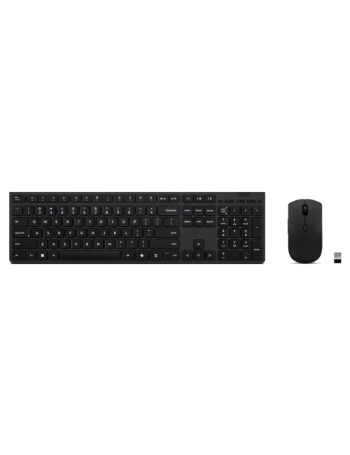 Lenovo Professional | Keyboard and Mouse Combo | Wireless | US Euro | Bluetooth | Black | 2.4 GHz