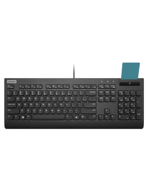 Lenovo Smartcard II | Keyboard | Wired | Estonian | Black | USB-A | Plunger type switch