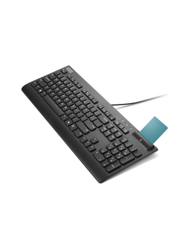 Lenovo Smartcard II | Keyboard | Wired | Estonian | Black | USB-A | Plunger type switch