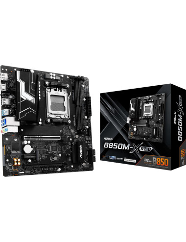 Mainboard|ASROCK|AMD B850|SAM5|Micro-ATX|Memory DDR5|Memory slots 2|B850M-XR2.0
