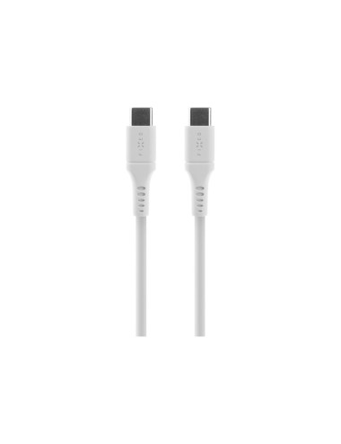 Fixed | Liquid Silicone Cable USB-C/USB-C, 2m, 60W | FIXDLS-CC2-WH