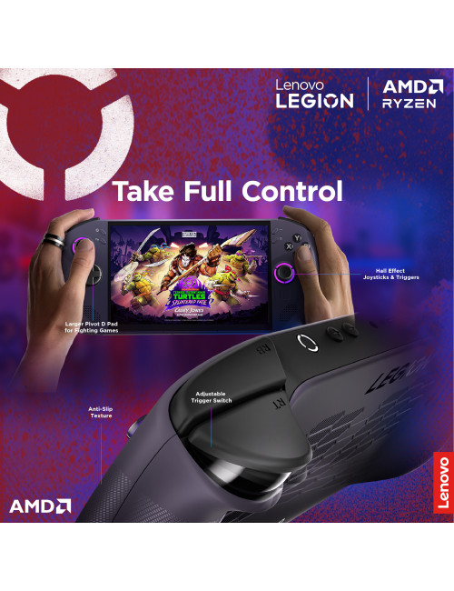 Lenovo Legion Go S 8ARP1 (Power adapter not included) | 8 " | Touchscreen | AMD Ryzen Z2 Go | 32 GB | Solid-state drive capacity