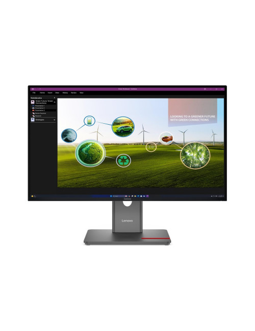 Lenovo ThinkVision | P27Q-40 | 27 " | IPS | 16:9 | 120 Hz | 4 ms | 350 cd/m | HDMI ports quantity 1 | Eclipse black | Warranty 3