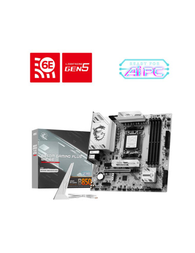 Mainboard|MSI|AMD B850|SAM5|Memory DDR5|Memory slots 4|B850MGAMINGPLUSWIFI6E