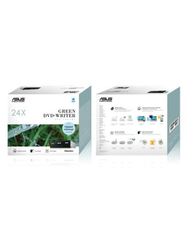 Asus | DRW-24D5MT | Internal | Interface SATA | DVD RW | CD read speed 48 x | CD write speed 48 x | Black | Desktop