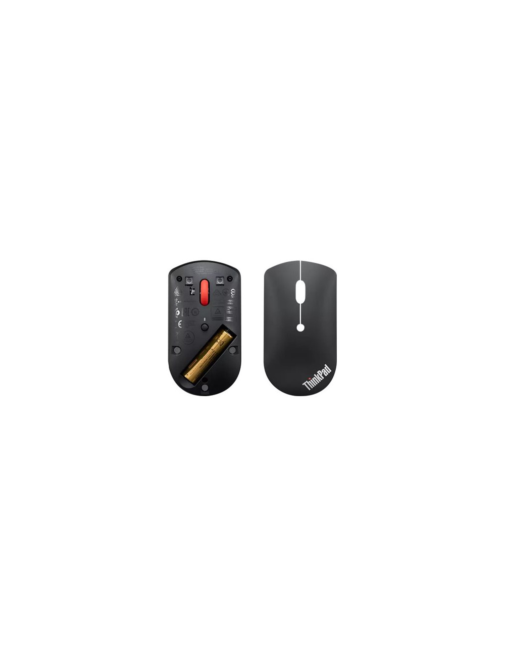Lenovo | ThinkPad Bluetooth Silent Mouse | Wireless | Bluetooth 5.0 | Black | 1 year(s)