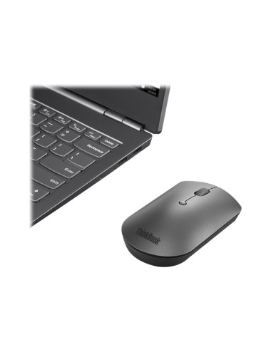 Lenovo | ThinkBook Bluetooth Silent Mouse | Wireless | Bluetooth 5.0 | Iron Grey | 1 year(s)