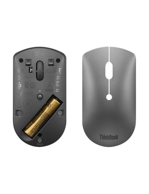 Lenovo | ThinkBook Bluetooth Silent Mouse | Wireless | Bluetooth 5.0 | Iron Grey | 1 year(s)