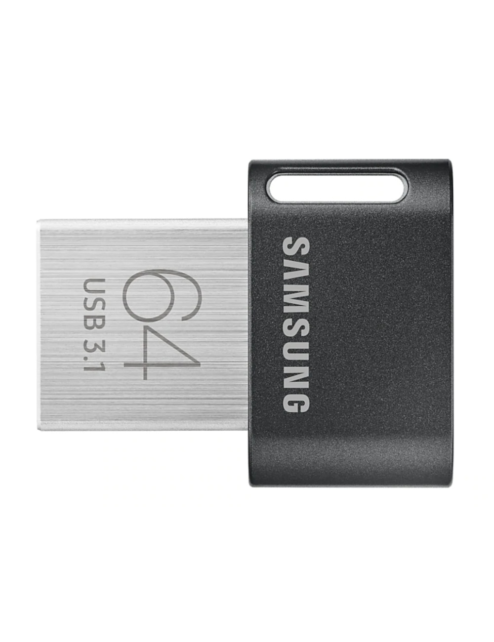 Samsung | FIT Plus | MUF-64AB/APC | 64 GB | USB 3.1 | Black/Silver