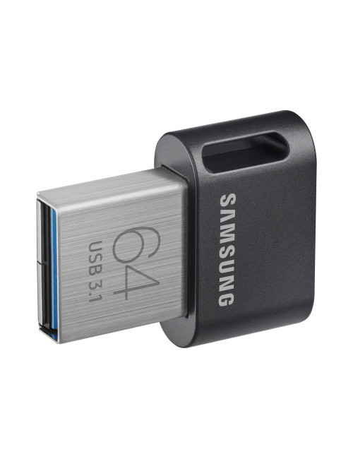 Samsung | FIT Plus | MUF-64AB/APC | 64 GB | USB 3.1 | Black/Silver