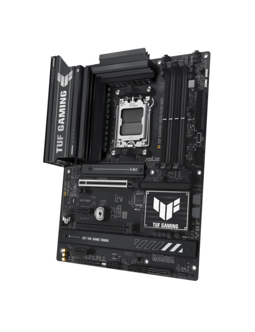Asus TUF GAMING B850-PLUS WIFI | Processor family AMD | Processor socket AM5 | DDR5 DIMM | Number of SATA connectors 4