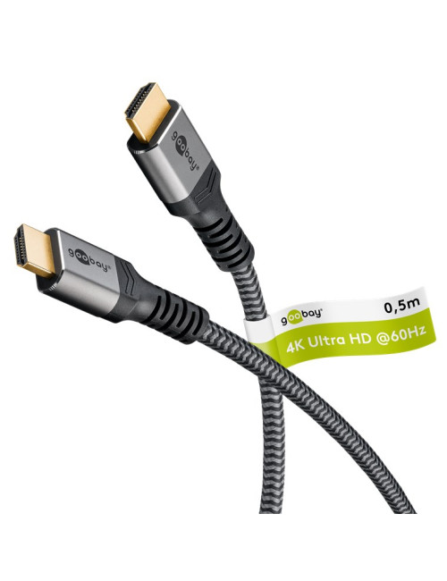Goobay High Speed HDMI Cable with Ethernet | 64992 | 0.5 m
