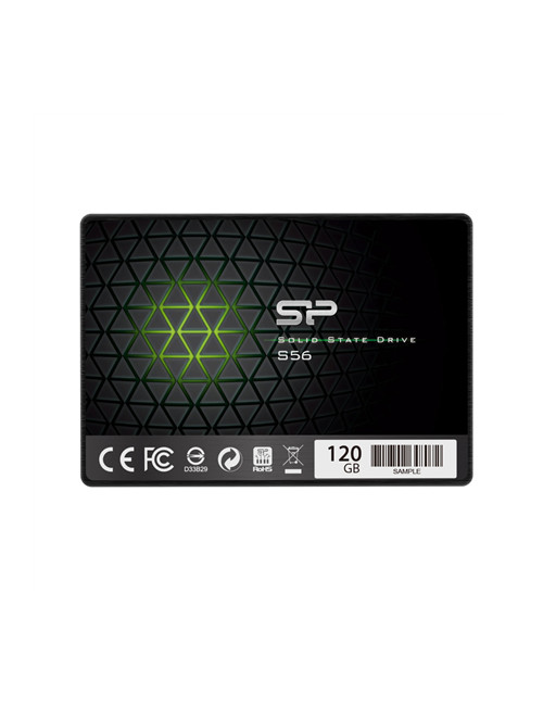 Silicon Power | S56 | 120 GB | SSD form factor 2.5" | Solid-state drive interface SATA | Read speed 460 MB/s | Write speed 360 M
