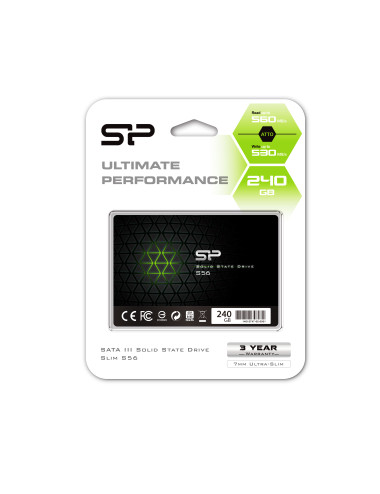 Silicon Power | S56 | 240 GB | SSD form factor 2.5" | Solid-state drive interface SATA | Read speed 460 MB/s | Write speed 450 M