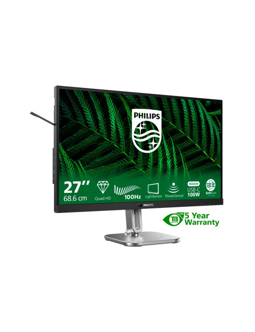 Philips 27B2G5601/00 | 27 " | IPS | 16:9 | 60 Hz | 4 ms | 2560 x 1440 pixels | 300 cd/m | HDMI ports quantity 1 | Silver