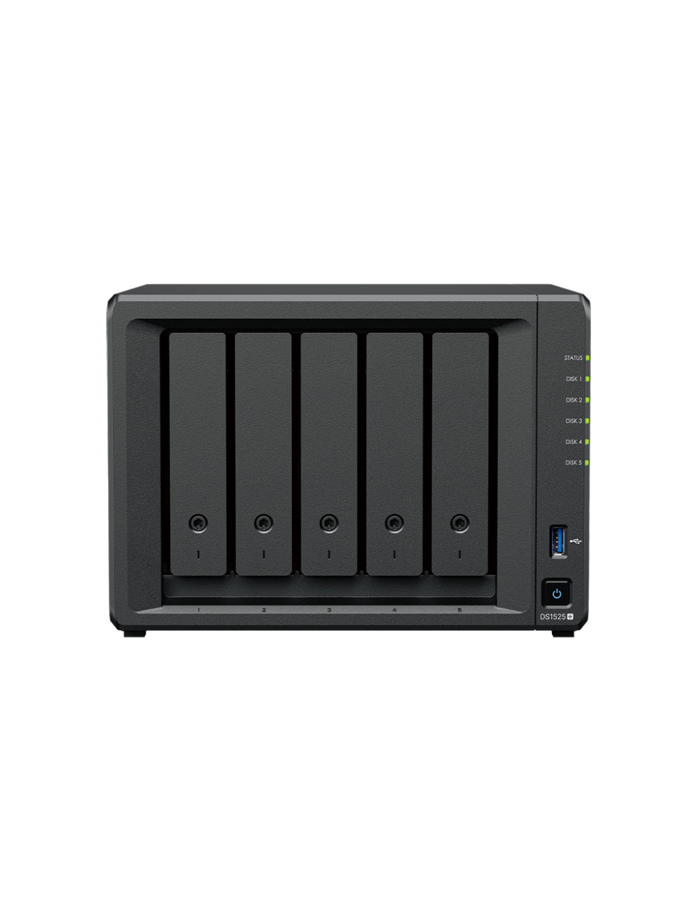 Synology DiskStation | DS1525+ | AMD Ryzen | V1500B | 8 GB | DDR4 | Black