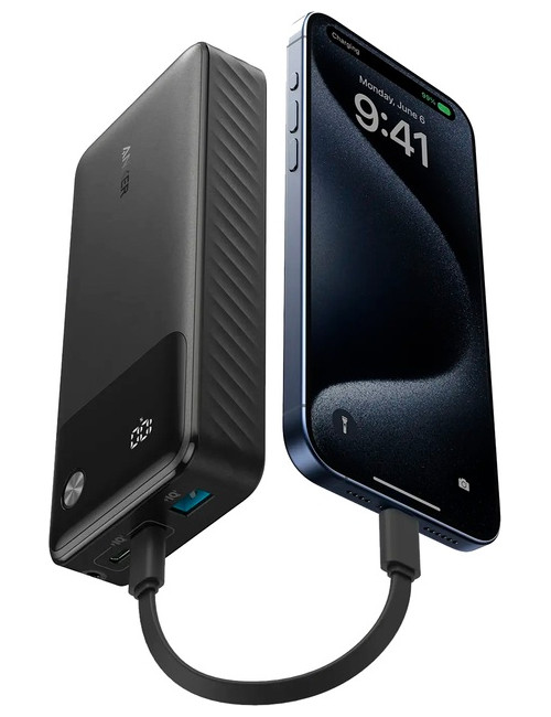 Anker Power Bank, B2B - Europe (excluded UK plug), 30 W | A1384G11 | 20000 mAh | Black