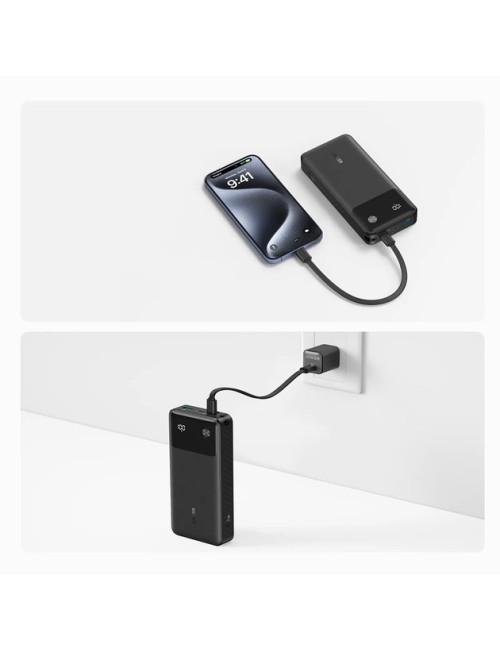 Anker Power Bank, B2B - Europe (excluded UK plug), 30 W | A1384G11 | 20000 mAh | Black