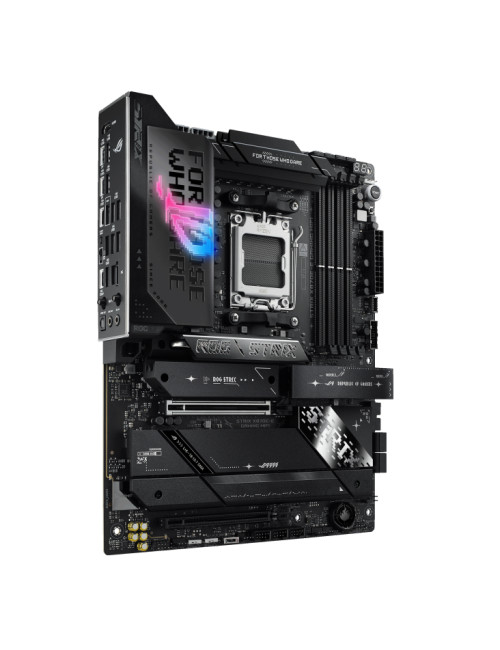 Asus ROG STRIX X870E-E GAMING WIFI | Processor family AMD | Processor socket AM5 | DDR5 | Supported hard disk drive interfaces S