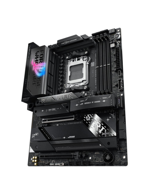 Asus ROG STRIX X870E-E GAMING WIFI | Processor family AMD | Processor socket AM5 | DDR5 | Supported hard disk drive interfaces S